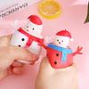 1/12PCS Pop Up Christmas Squeeze Cup Fidget Toys Stress Relief Santa Claus Squeeze Ball Sensory Toys Christmas Gifts for Kids