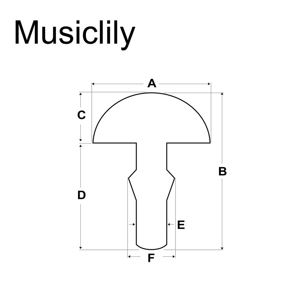 Musiclily Pro Stainless Steel Guitar Fret Wire 24pcs for Ibanez ESP Jackson Electric 2.9mm Guitar/Bass