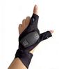 1Pc Rechargeable Fishing Gloves Led Flashlight Luminous Outdoor Breathable Lighting Repair Gloves, Finger Lights