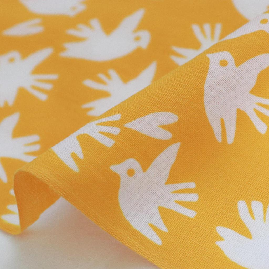 IKS Chusen Tenugui Hand Made In 34 X Prime Fabric Poppo Towel, Japan, 88cm, 100% Cotton, (Unshrunk) (Hato Yellow)