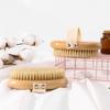 1pcs Exfoliating Wooden Body Massage Shower Brush Natural Bristle Bath Brush Soft SPA Woman Man Skin Care Wet Dry Body Brush