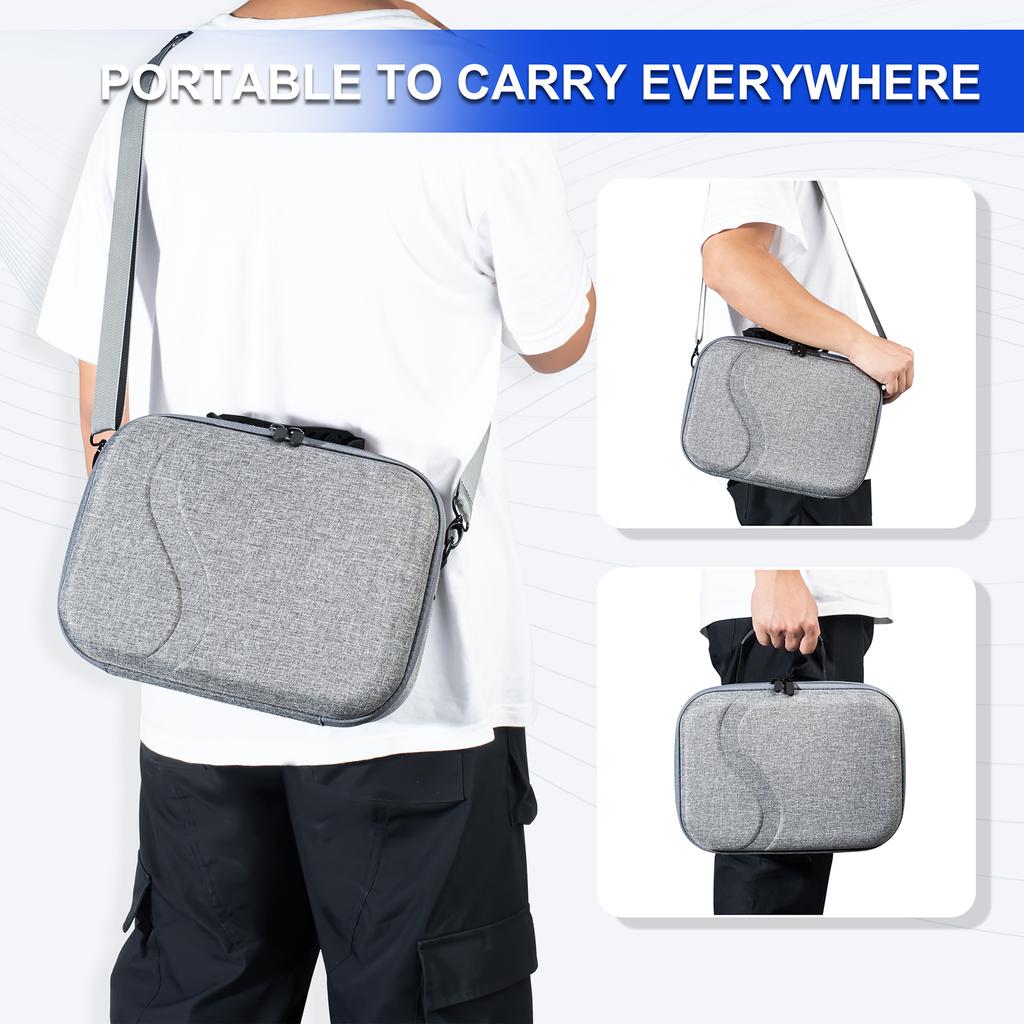 Carrying Case Travel Case Gaming Accessories Storage Bag Compatible For Meta Quest 3 VR Headset Controllers Accessories