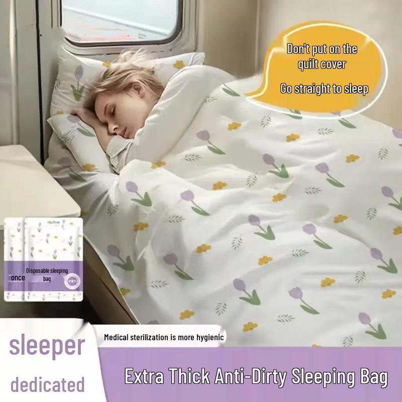 Portable Anti-Dirt Thickened Sleeping Bag for Travel - Single/Double