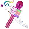 All-in-one Entertainment Microphone Speaker, Karaoke, Music Player, Voice Changer, FM Radio, LED Light Mic for Party Gathering