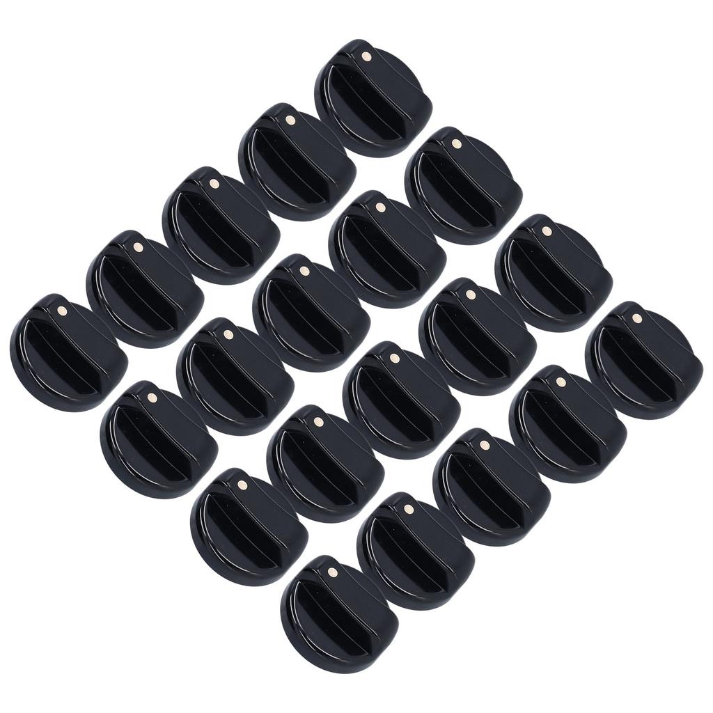 20PCS 8mm Universal Kitchen Range Control Knob ABS for Gas Stove Microwave Oven Water Heater