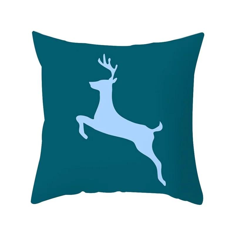 

Простая зеленая узорчатая декоративная наволочка Постельное белье Домашний декор Наволочка для подушки 16x16Inch