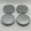 4Pcs/Set 54mm Car Wheel Center Hub Caps Wheel Rim Hubcap Black Silver ABS Hubcap Dust-proof Covers Car Modification Accessories