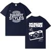 Cantante Harry Styles Insieme Album Tour 2026 Magliette Casual Cotone T-shirt Uomo Donna Vendita Calda Comoda Oversize T-shirt Streetwear