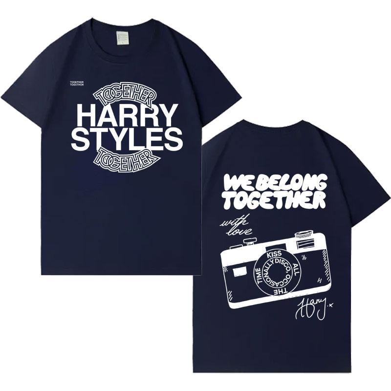 Cantante Harry Styles Insieme Album Tour 2026 Magliette Casual Cotone T-shirt Uomo Donna Vendita Calda Comoda Oversize T-shirt Streetwear