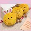 Cute Rabbit Mooncake Plush Toy With Keyring For Children And Backpack Accessory