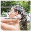 Shampoing doux bio 400 mL, usage quotidien, à base de fruits antigapi bio, pomme, PULPE DE VIE