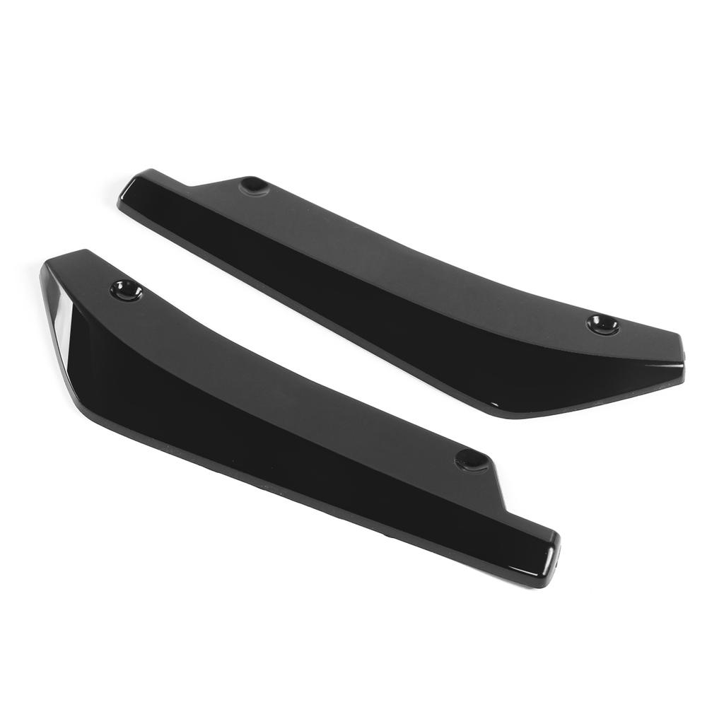 Carbon Fiber Style Rear Bumper Lip Diffuser Splitters For Ford Mustang – 2Pcs