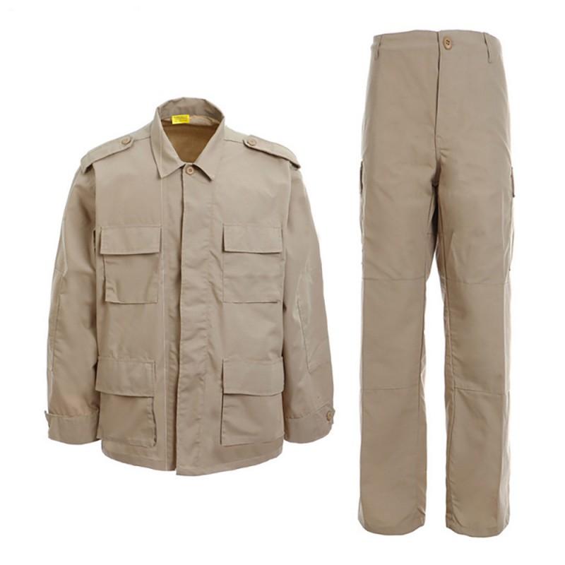 Set Uniforme Tattica BDU Mimetica da Uomo Maglia da Combattimento Pantaloni Stile Militare per Esterno Escursionismo Campeggio Allenamento