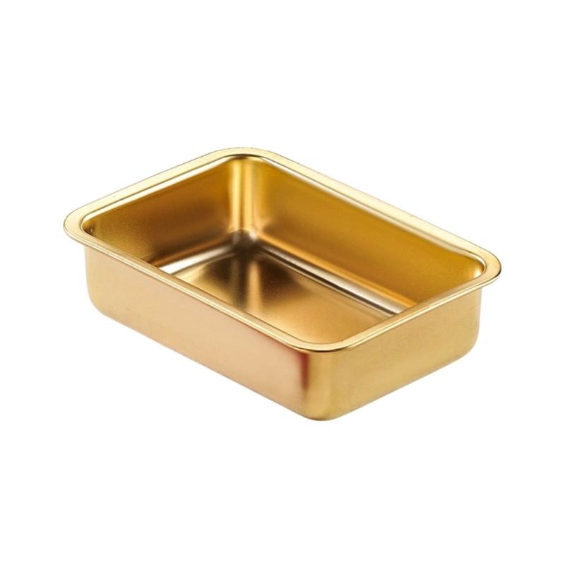 Practical Rectangular Cake Tins Efficient Stainless Steel Oven Tray For Roasting Baking Healthy And Rusts Resistant