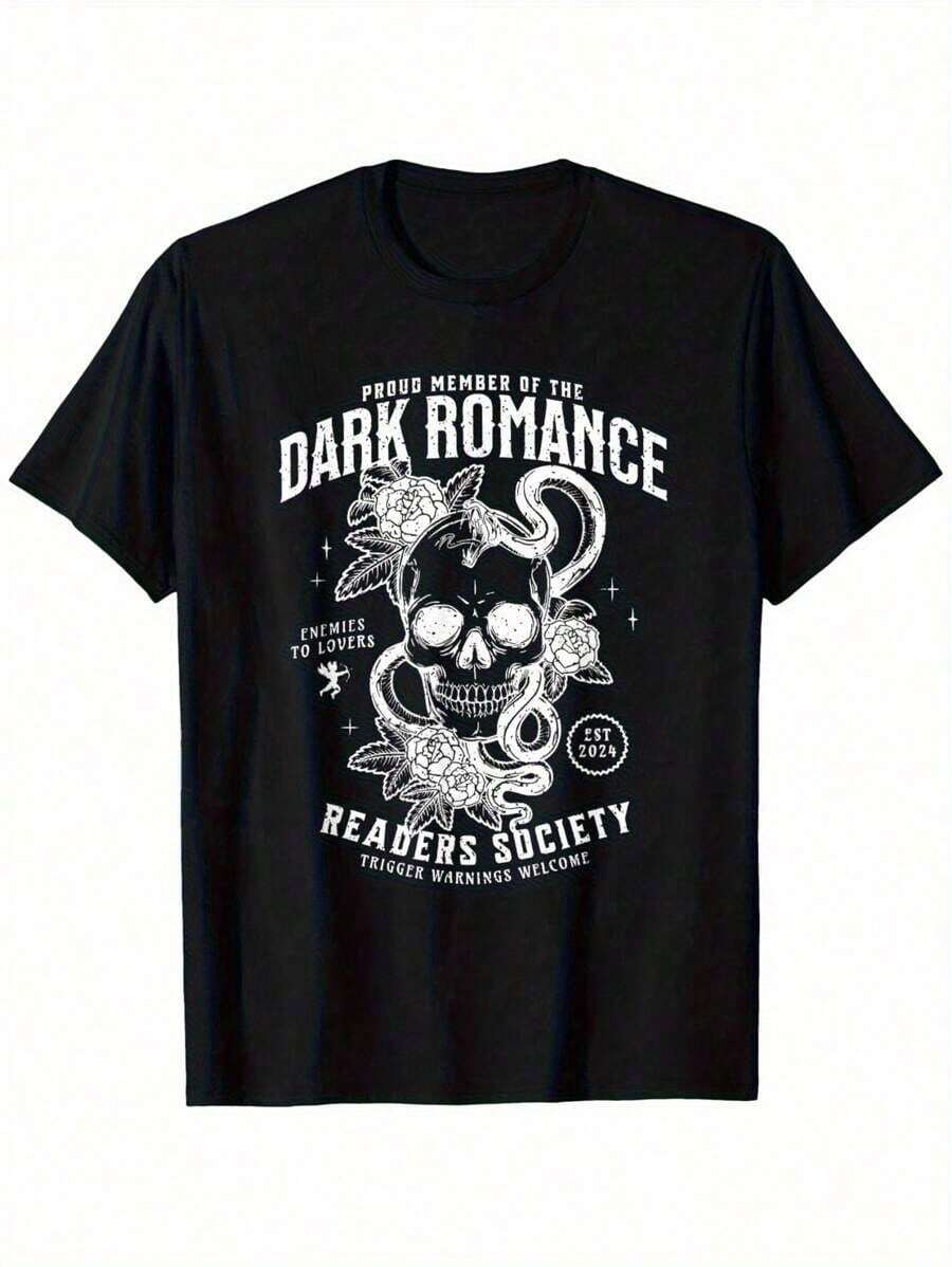 

YYZ2 Dark Romance Readers Society Graphic T-Shirt For Unisex S