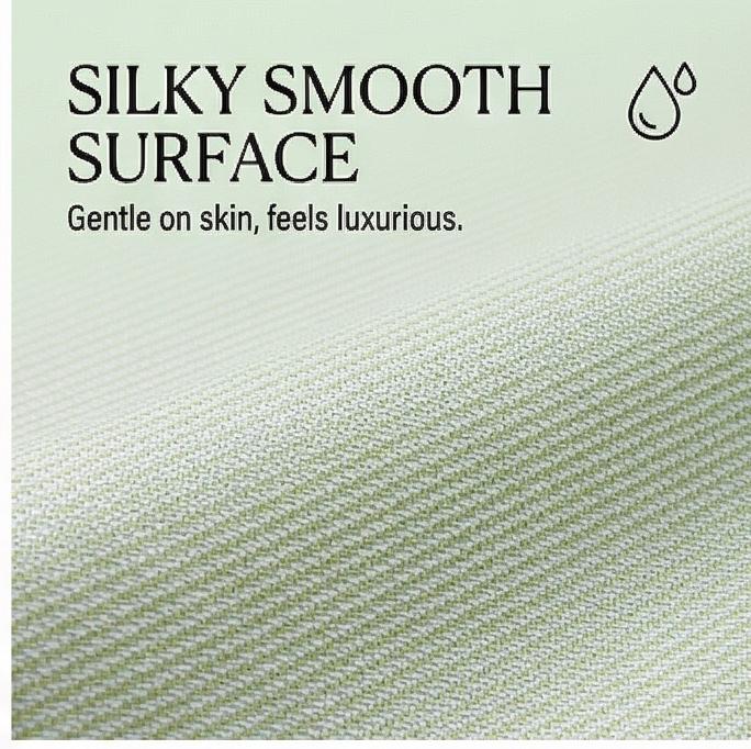 Cooling Ice Silk Rattan Mat 3-Piece Set Foldable Fitted Sheet 150/180x200cm Dorm Summer