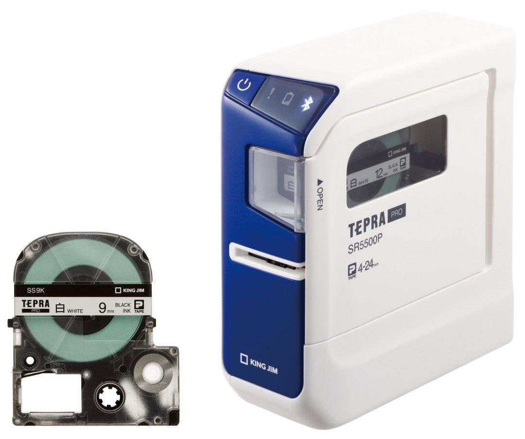 

King Jim label writer tape set SR5500PA Tepra PRO білий