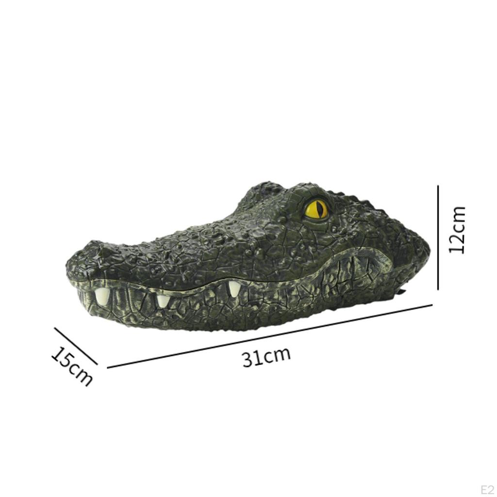 Remotes Control Crocodile Head Boat,RC Boat, Water Toys Electric Race High Simulation for