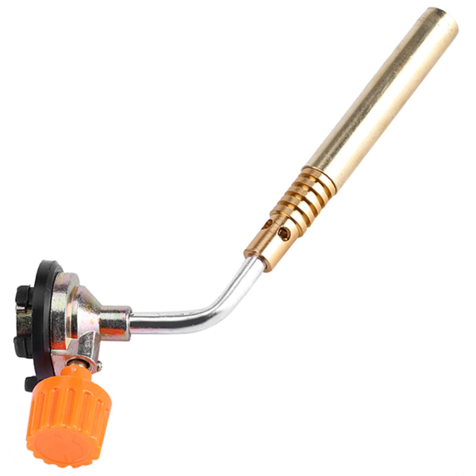 

Flamethrower Burner Butane Gas Blow Torch Hand Ignition Camping Welding BBQ белый