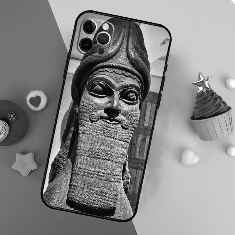Lamassu Assyrian Mesopotamian Phone Case For iPhone 17 17Air 16 15 14 13 11 12 Pro Max 12 13 Mini 16E Shockproof Cover