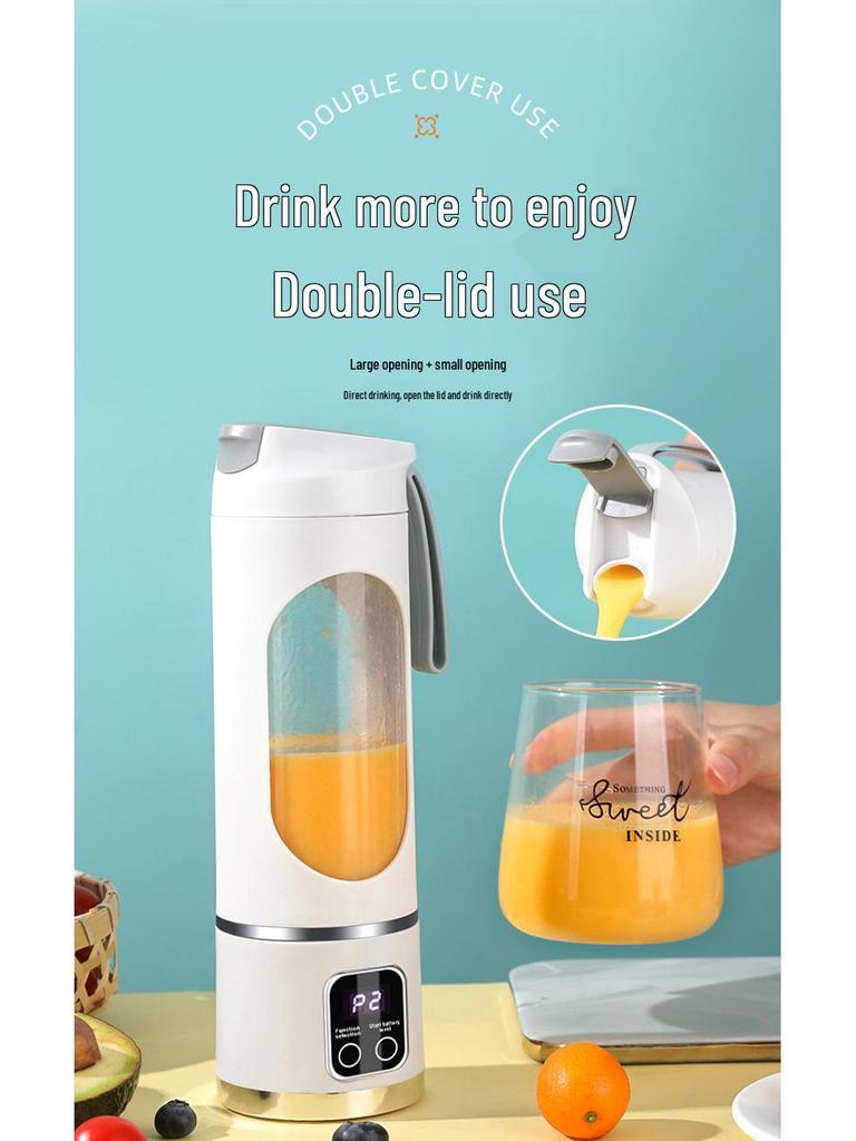 Premium Portable USB Rechargeable Juicer and Ice Crusher Cup