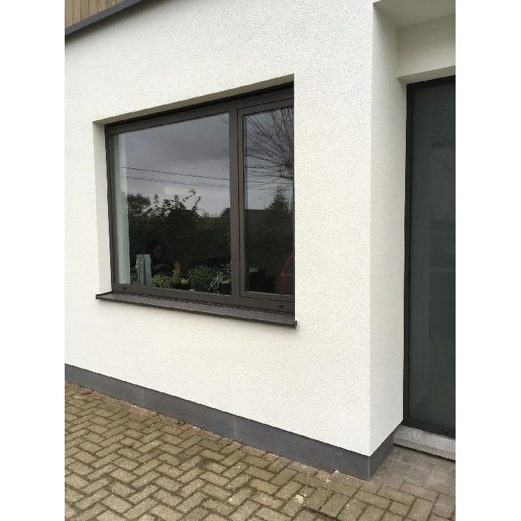 DN Aluminium Sliding Window 2.0mm Thermal Break Structure Slide Window Smoothly Metal Frame Soundproof Window for House