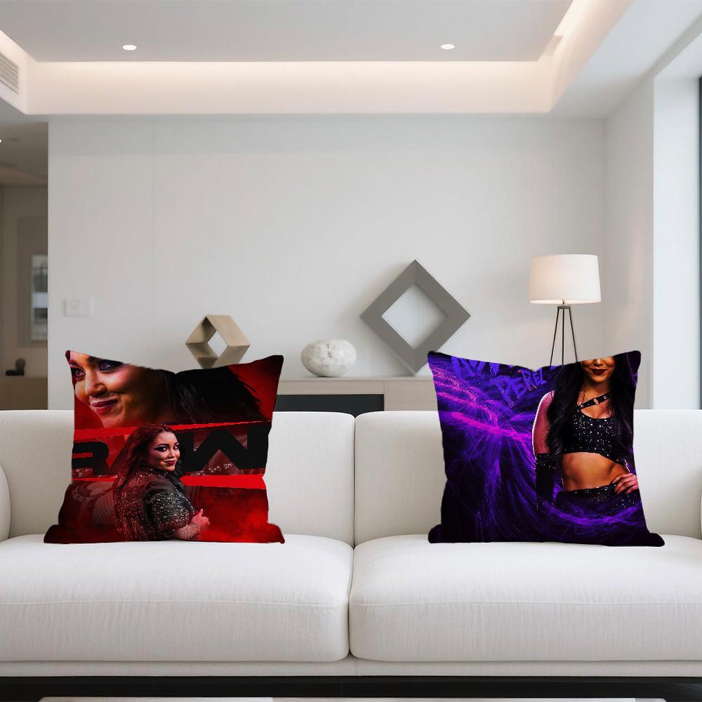 R-Roxanne Perez Wrestler cushion cover Double Sided Printed Polyester Pillowcase Pattern Decorative Zipper Cushion Cover