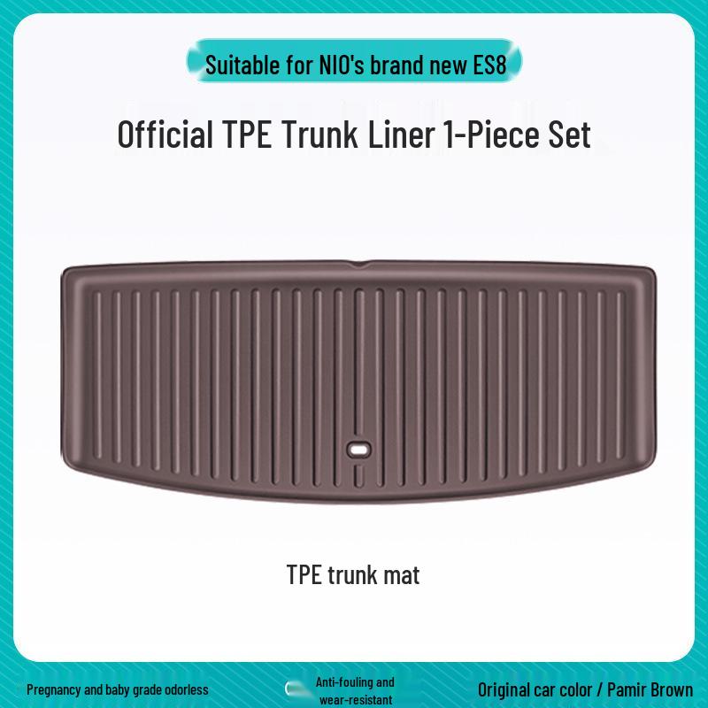 NIO ES8: TPE Trunk Mat - Waterproof, Dirt-Proof, Decorative Upgrade for 26 Models