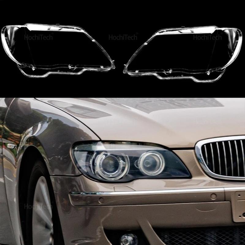 Car Headlight Lens Cover for BMW 7 Series E66 E65 E67 Facelift 2005-2008 Lampshade Shell Covers Car Glass Headlamp Lampcover