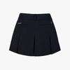 FAIRLIAR GOLF Lettering Jacquard Pleated Skirt (Black)