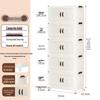 WEZHO Foldable Storage Cabinet with Doors