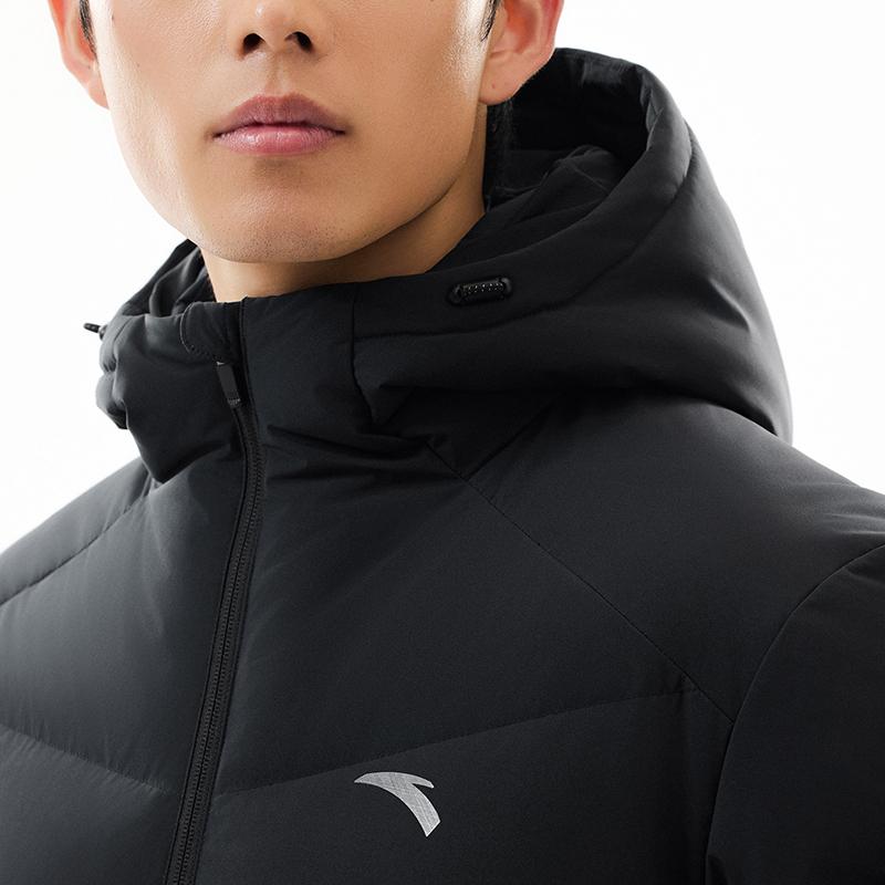 Anta Three-Layer Quick Warmth Four-Defense Technology Short Hooded Sports Casual Commuter Versatile Warm Thickened Down Jacket Men Jacket 952547927-1