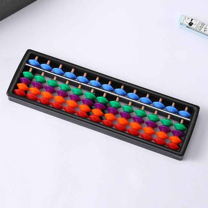 

1Pcs Portable Chinese 13/17 Digits Column Abacus Arithmetic Soroban Calculating Counting Math Learning Tool For Children A1