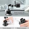   PU844B 3 Inch Suction Cup Mount Quick Release Aluminum Alloy 30kg Horizontal Suction Force with 1Celsius4 Inch & 3Celsius8 Inch Screw Holes
