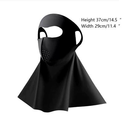 Damen Sommer UV-Schutz Halstuch Eisseide Gesichtsmaske Abdeckung Outdoor Wrap Abdeckung Sport Radfahren Sonnenschutz Sonnenschutz Staubdicht