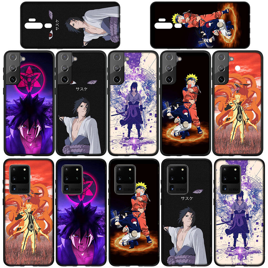 Phone Case for iPhone 17 15 16 Plus X Redmi Note 14 12 11 13 Pro Max Huawei P30 P20 Lite OPPO A60 A40 A80 A38 A54 Uchiha Sasuke Silicone Narutos Cover