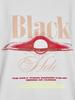Loose personality popular niche chic design sense printing autumn new cotton t-shirt hiphop