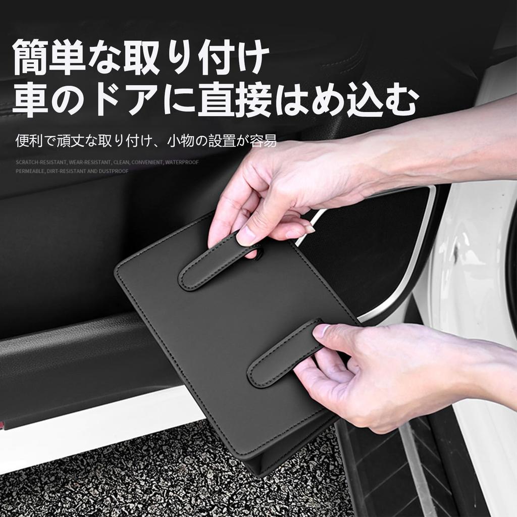 Trash Can Storage Hanging Slim Fit for HARRIER Car Storage Pocket Car Storage Case Large Capacity Storage Seat Back Car Trash Bag Space Saving Durable