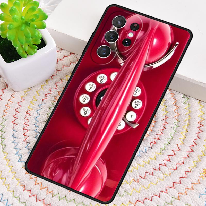 Retro Telephone Rotary Dial Phone Case For Samsung Galaxy Note 10 Pro S26 S25 S24 S23 S22 Ultra Plus S21 FE S20 Shockproof Cover
