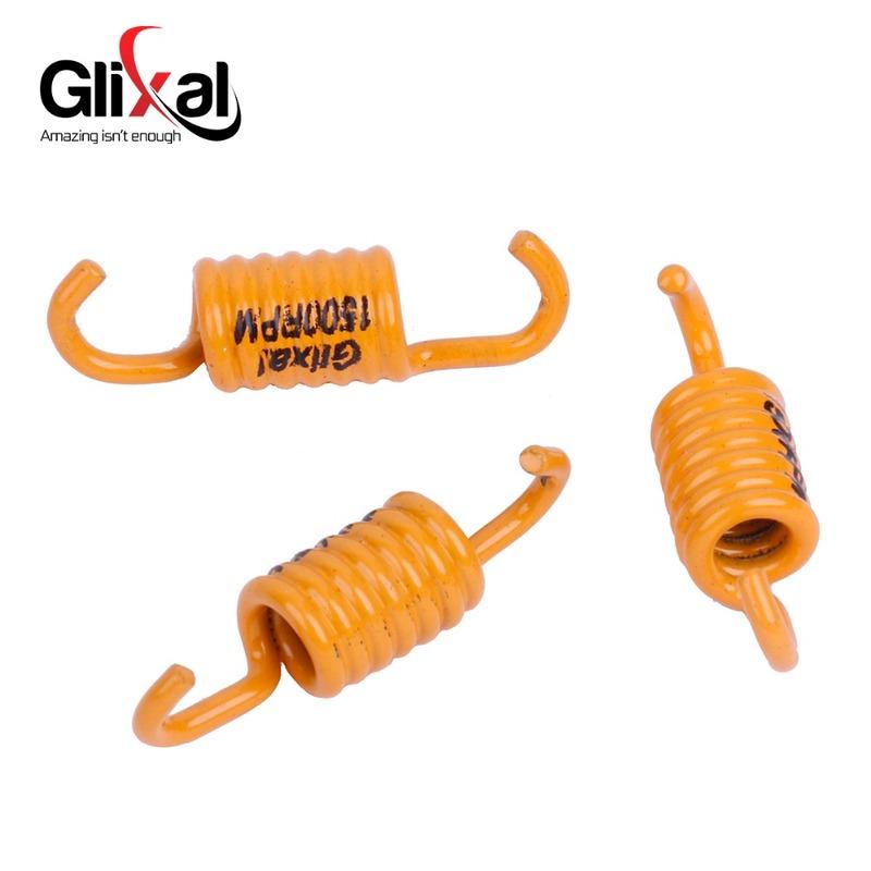 Glixal High Performance Racing ATV Scooter Torque Spring Clutch Springs GY6 125cc 150cc 157QMJ 152QMI Engine (1500Rpm,Yellow)