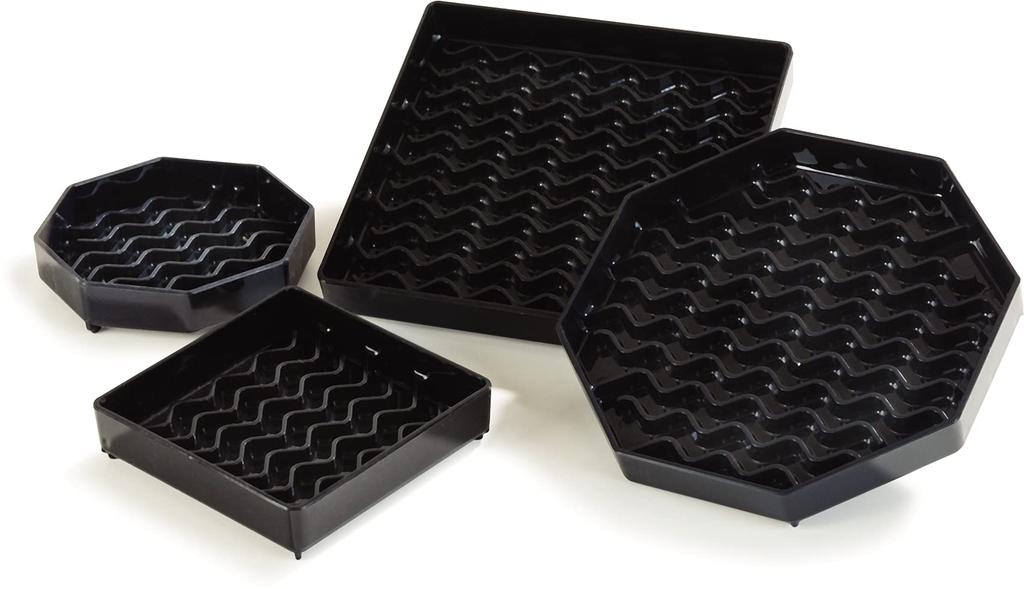 Carlisle Drip Tray, Octagonal, 4-inch, Black, 11030(03)