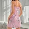 Evropská Módní Camisole Noční Košile s Potiskem Motýlů pro Ženy