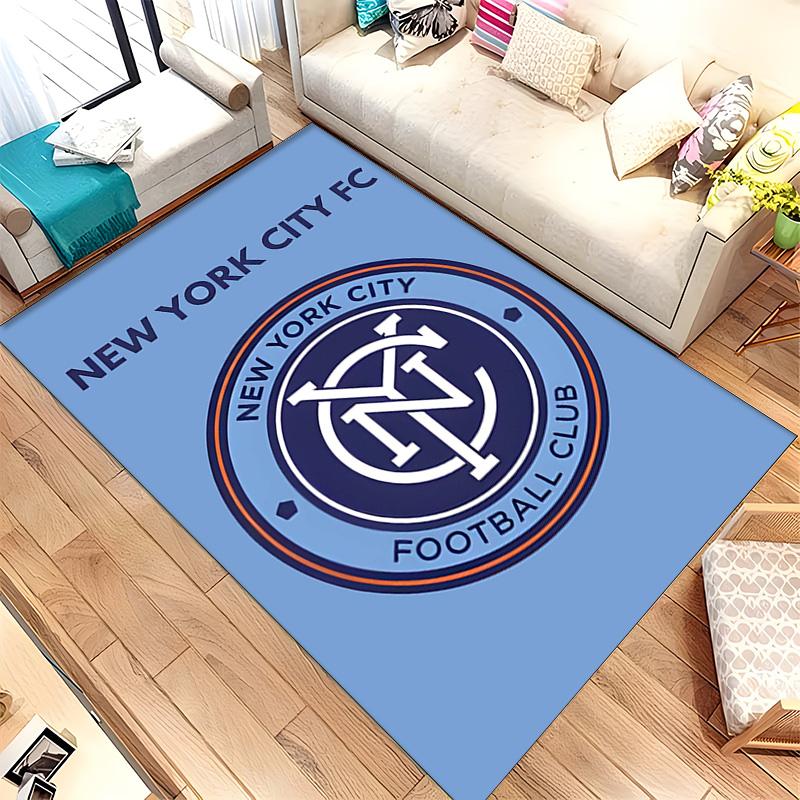 New York City FC (14) Rug Suitable For Living Rooms Bedrooms Computer Rooms Dining Areas And Placement Under Tables And Chairs Also An Ideal Choice Fo