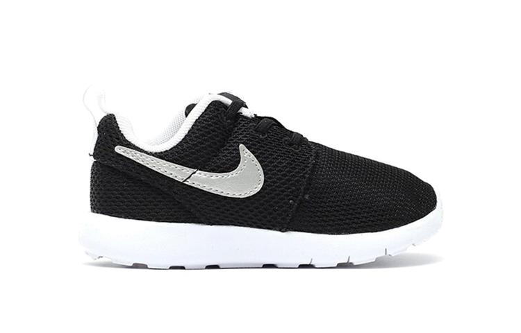 Nike Roshe One Oreo Rutschfest Abriebfest Niedrig geschnitten Laufschuhe Schwarz Kleinkind und Kleinkind 749430-021 26