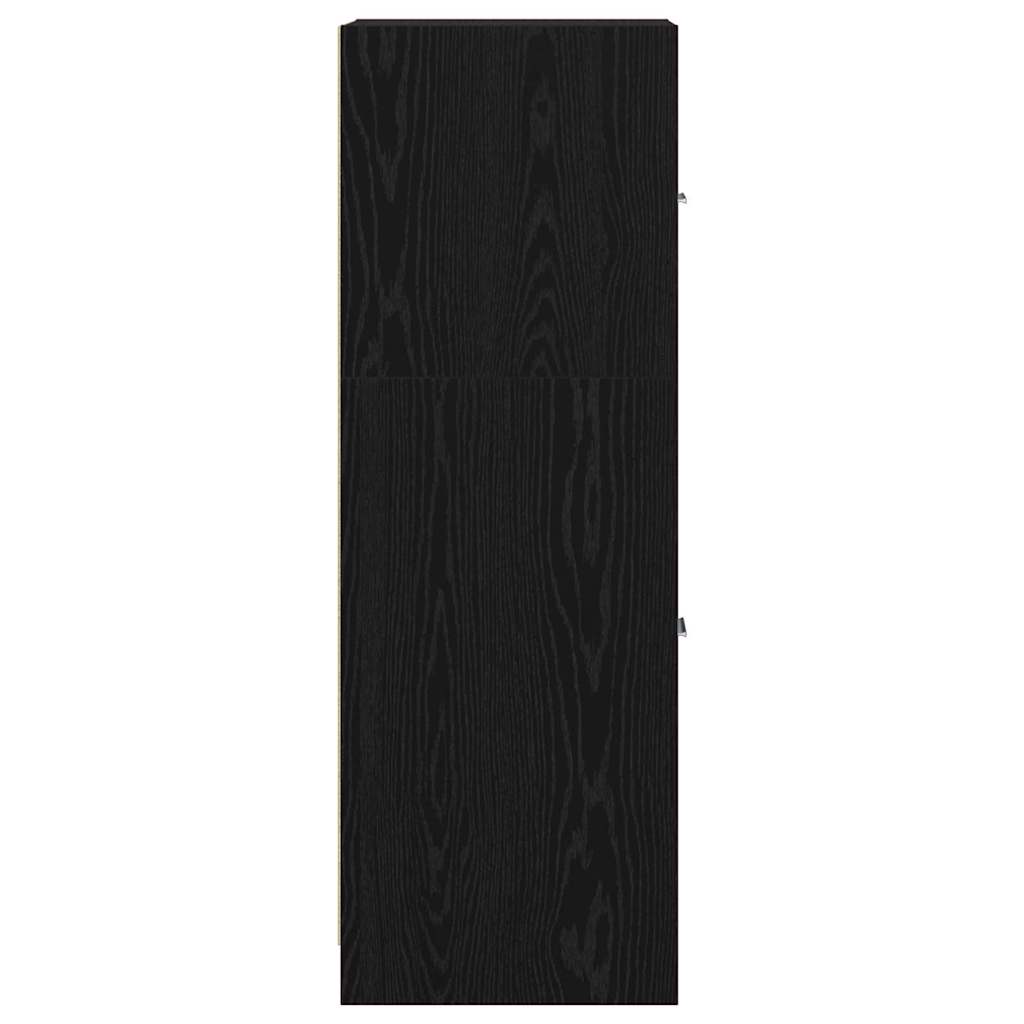 Pharmacy Cabinet Black Oak 40 x 41 x 118 cm Particleboard