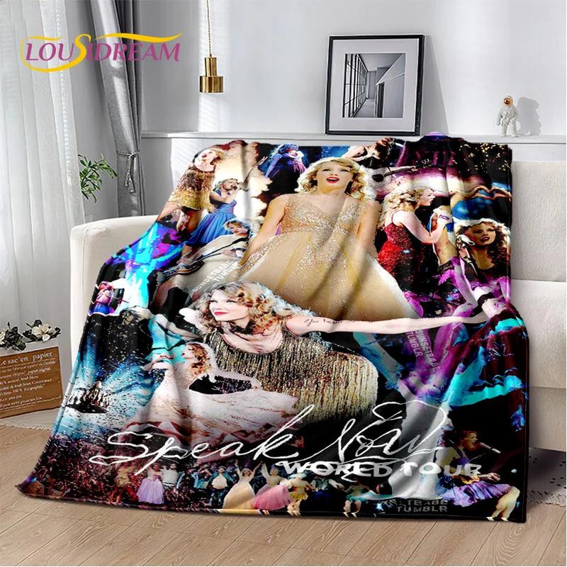 3D Taylor-r Singer T-Swizzle Decke, Weiche Überwurfdecke für Zuhause Schlafzimmer Bett Sofa Picknick Reise Büro Abdeckung Kindergeschenk Geschenk