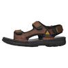 Summer New Men's Leather Sandals Lightweight and Comfortable Beach Shoes Retro Extra Large Outdoor Leisure Sports Sandals