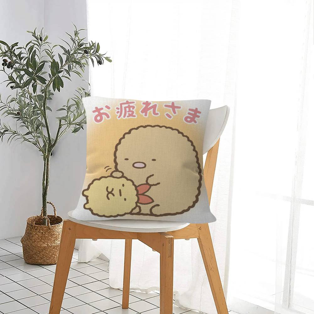Anime Japan Sumikkogurashi Pillow Cushion Cover Pillowcase Living Room Sofa Home Decor