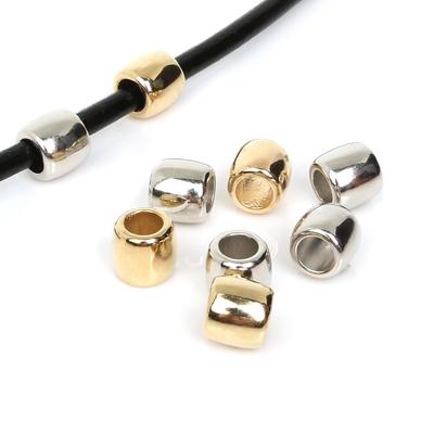 30 pezzi di perline distanziatrici per semi di secchio CCB in acrilico per la creazione di gioielli fai da te, bracciali e collane