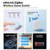 eWeLink APP ZigBee Smart Scene Switch Push Button Smart Home Automation Wireless Remote Control Works with ZigBee Gateway Hub